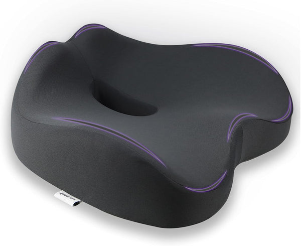 Chair Seat Cushion, Memory Foam Cushions for Office Chair, Car Seat, Airplane,