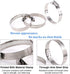 Glarks 20Pcs 304 Stainless Steel Worm Gear Hose Clamps Assortment Kit, 40-63MM Range for Plumbing