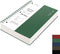 EMSHOI College Ruled Spiral Notebook, 8.5” x 11”, 300 Pages, 150 Easy Tear Sheets, 100gsm Thick Paper, Dark Green