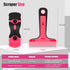 Razor Blade Scraper Tool, 2Pcs Pink Razor Scraper with 40Pcs Replacement Blades, Glass Scraper for Removing Decals,