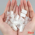 JAMMY 30 PCS Self Adhesive Clips, Plastic Photo Clips for Wall Tapestry, Small Hanging Spring Clips