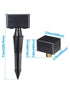 10-Way 12-15V 9-21 IP65, LEONLITE Junction Hub for Low Voltage Landscape Light Outdoor, AC/DC Path Lighting Junction