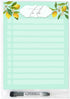 Dry Erase to Do List Vinyl Whiteboard Sticker Decal by Glassboard Studio, Removable & Reusable (9 x 12 inches, Vintage