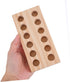 NUOBESTY Wooden Pliers Organizer Compact Design for Efficient Tool Storage Multi-functional Rack for Projects