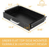 Gome Under Desk Pull-Out Drawer, Easy Slide-Out Storage Organizer for Office Mounted, Ideal for Sit-Stand Workstation