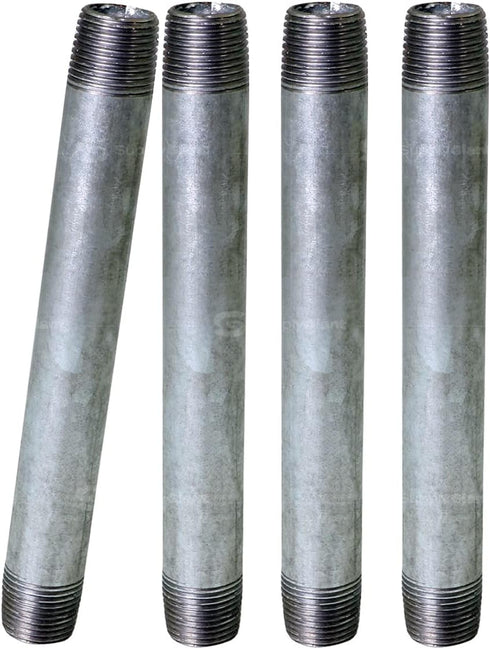 OQHM2060 Nipple Pipe, 2" x 6", Galvanized
