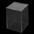 TAICHEUT 21 Pack Clear Square Acrylic Pen Holder, Square Makeup Brush Holder, Desktop Pencil Cup for Toothbrush, Straw