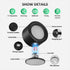 Racokky 2 3 Dimmable 360 3000mAh LED Wall Lights Pcs, Wall Lamp Color Temperatures & Magnetic Rotation with Remote