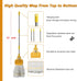 Commercial Mop Heavy Duty Industrial Cotton Mop, 61 inch Metal Mop Stick for Home, Garage, Office, 2 Pack