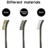 9 Pieces Mini Wire Brush Set - Scratch Wire Brushes for Detailing, Cleaning, Welding Slag, and Rust Removal