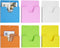 MFTEK Magnetic File Holder - 6 Pockets Paper Holder, Hanging File Organizer Magazine Rack for Office Supplies Storage