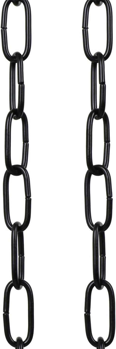 15 65 Lbs Feet Lighting Pendant Chain, Black for Hanging Heavy Duty, Extension with Connection Locks for Light Fixture