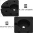 Lampinchs Board(5.31Inch) Veemoon Iron Floor Lamp Base Weight Table Floor Lamp Base Only Stand Support Desk Cast Loader