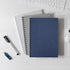 Binditek 100 Pack 16 Mil Leather-Textured Heavyduty Polycovers, Letter Size, Plastic Binding Presentation Covers, 8-1/2