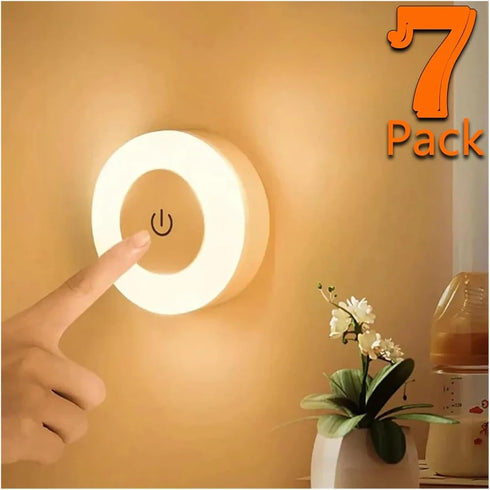 LDGSUPH Dimmable Use(5Pcs) Fit for LED Touch Control Baby Night Light - USB Rechargeable Wireless Portable Nursery Lamp