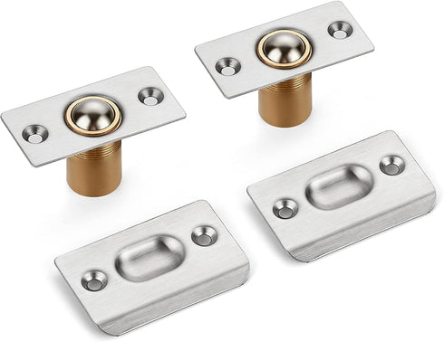 Ravinte Adjustable Ball Door Catch, Closet Ball Bearing Latch, 6 Pack Strong Drive Closing Accessories, Silver