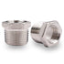 Stainless Steel Hex Bushing, NPT 3/4 to NPT 1/2 Threaded Reducing Bushing, Air Hose Reducer Coupling (2 pcs)