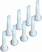 ANZHUO Sealant Nozzle for Sausage Caulking Gun, Durable Epoxy Piston Nozzle, 8 Pieces