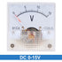 uxcell DC 0-15V Analog Panel Voltage Gauge Volt Meter 91C4 2.5% Error