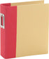 Simple Stories Sn@p! Binder 6"X8" - Red by Simple Stories