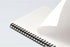 Maruman MNEMOSYNE Notebook 8.27 x 5.83 Inches (A5), 80 Sheets, 8mm Ruled 24-Line, Black, 1 ea. (N175)