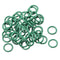 uxcell Fluorine Rubber O-Rings, Green, Pack of 50, 10mm OD 7mm ID 1.5mm Width FKM Seal Gasket for Plumbing