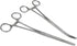HTS 161S2 2 Pc Locking Straight & Curved Hemostat Set, 8"