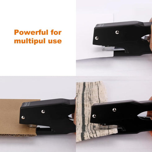 Eagle Handheld Plier Stapler, Effortless Desktop Stapler, 25-Sheet Capacity, All-Metal Construction
