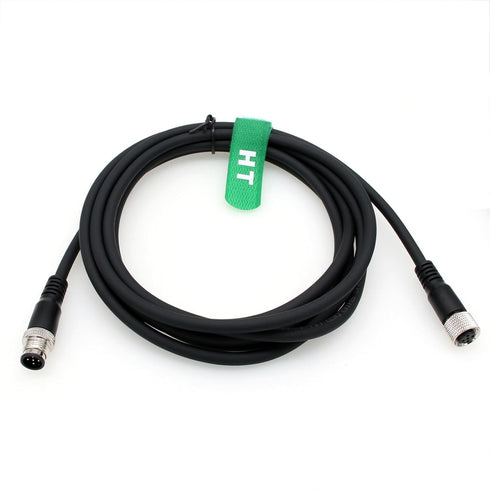 Actuator Sensor Signal Shielded Cable M12 A Code 5 Pin Male to 5 Pin Female for Industrial Controls Automation Device Network DeviceNet CANopen IO Link Profibus 1M