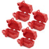 FILFEEL 4pcs Plastic Electrical Plug Lockout - Industrial Tool for Most Plugs and Shackle Diameter, ABS Material