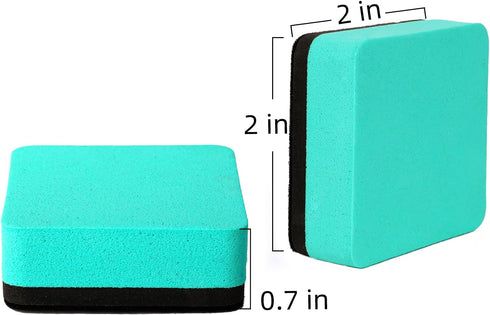 Dry Erase Erasers, 48 Pack - Magnetic Whiteboard Cleansers, Small Dry Erase Erasers