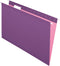 Pendaflex Reinforced Hanging File Folders, Legal Size, Violet, 1/5 Cut, 25/BX (4153 1/5 VIO)