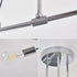 6 (8028-6C) Modern Ceiling Light Fixture, Sputnik Chandelier Lights, Mid Century Vintage Industrial Pendant Lighting