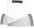 Plastic Clipboards Set of 30, Acrylic Clear Clip Board 8.5x11 for Classroom, Office & School Supply