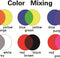SANTSUN Educational Preschool Posters - Color Mixing Wall Charts for Kindergarten - 42x60cm (17x24 inch) School