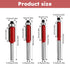 Kazheon 4pcs Set 1/4 Inch 1/2", 3/4", 1", 1-1/4", 1-1/2"(Color:as Flush Trim Router Bit Shank Top Bearing Flush Trim