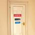 Standard AUTHORIZED PERSONNEL ONLY Wall or Door Sign - Secure Access Control - Easy Installation - Black/Gold - Small