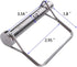 Large Square Safety Coupler Pin - 1/2" x 3-1/2" Heavy Duty Shaft Locking Pin, Marine Grade 316 Stainless Steel