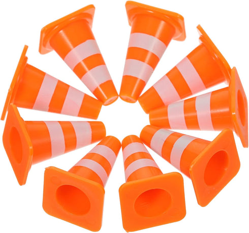 Set 30 Kisangel Mini Traffic Cones and Road Signs for Kids Pcs Educational Traffic Barricade Toys Interactive