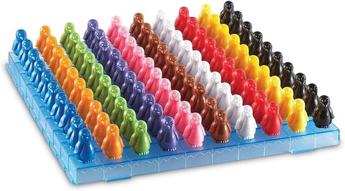 Set Counting, Set Learning Resources Penguins On Ice Math Activity - Math Manipulatives & Addition and Multiplication