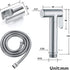 ZLOCYIVHE Set Bidet Sprayer with Single Cold Water Brass Portable Cloth Diaper Washer Shower Sprayer Wall Mounted