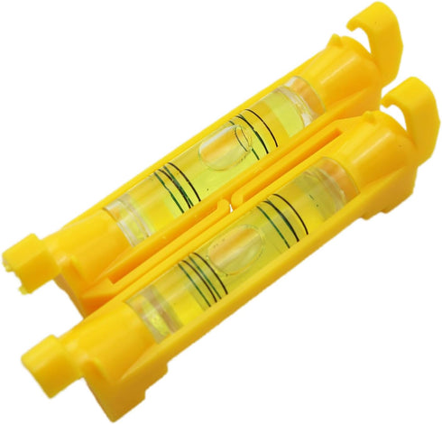 8PCS Mini Bubble Level 75x12.5mm Plastic Line Level Measurement Tool for Convenient Hanging, Suitable for Masonry,