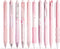 VideMundi 10 Count Pastel Gel Ink Pen Set,Cute Note Taking 0.5mm Fine Point