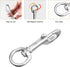 ORCATORCH Swivel Eye Snap Hook - Stainless Steel Bolt Snap Marine Clips for Scuba Diving, Dog Leash, Key Chain