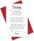 Leinessy Pregnancy Announcement Card for Dad to be, Lovely Father's Day Card from