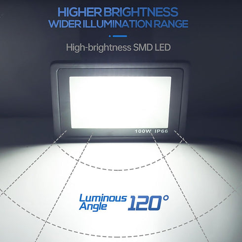 Yokqexz 30W IP66 Timer(20W,White Smart LED Flood Light with Remote White Light - Waterproof Motion Sensor Light