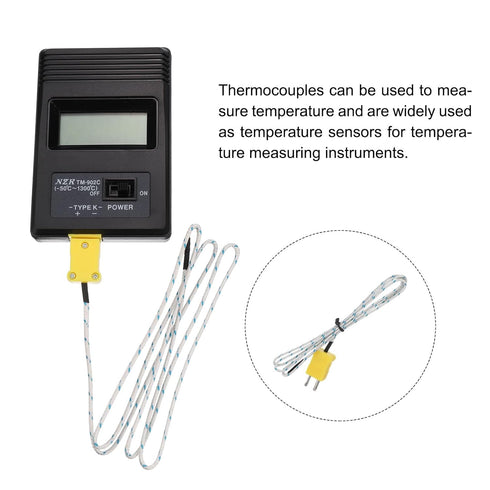 MECCANIXITY Digital Thermocouple Thermometer K Type Temperature Meter with Surface Thermocouple Probe
