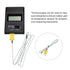 MECCANIXITY Digital Thermocouple Thermometer K Type Temperature Meter with Surface Thermocouple Probe