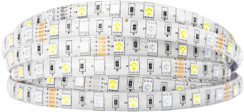 BTF-LIGHTING 5050 RGBW RGB+Cool White(6000K-7000K) 150RGB+150White LED Tape Light 5m 16.4ft 60LED/m