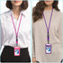 Wisdompro 2 Pack Durable Round Cord Lanyard, 21 inch with Safety Breakaway Buckle for Keys and ID Holders